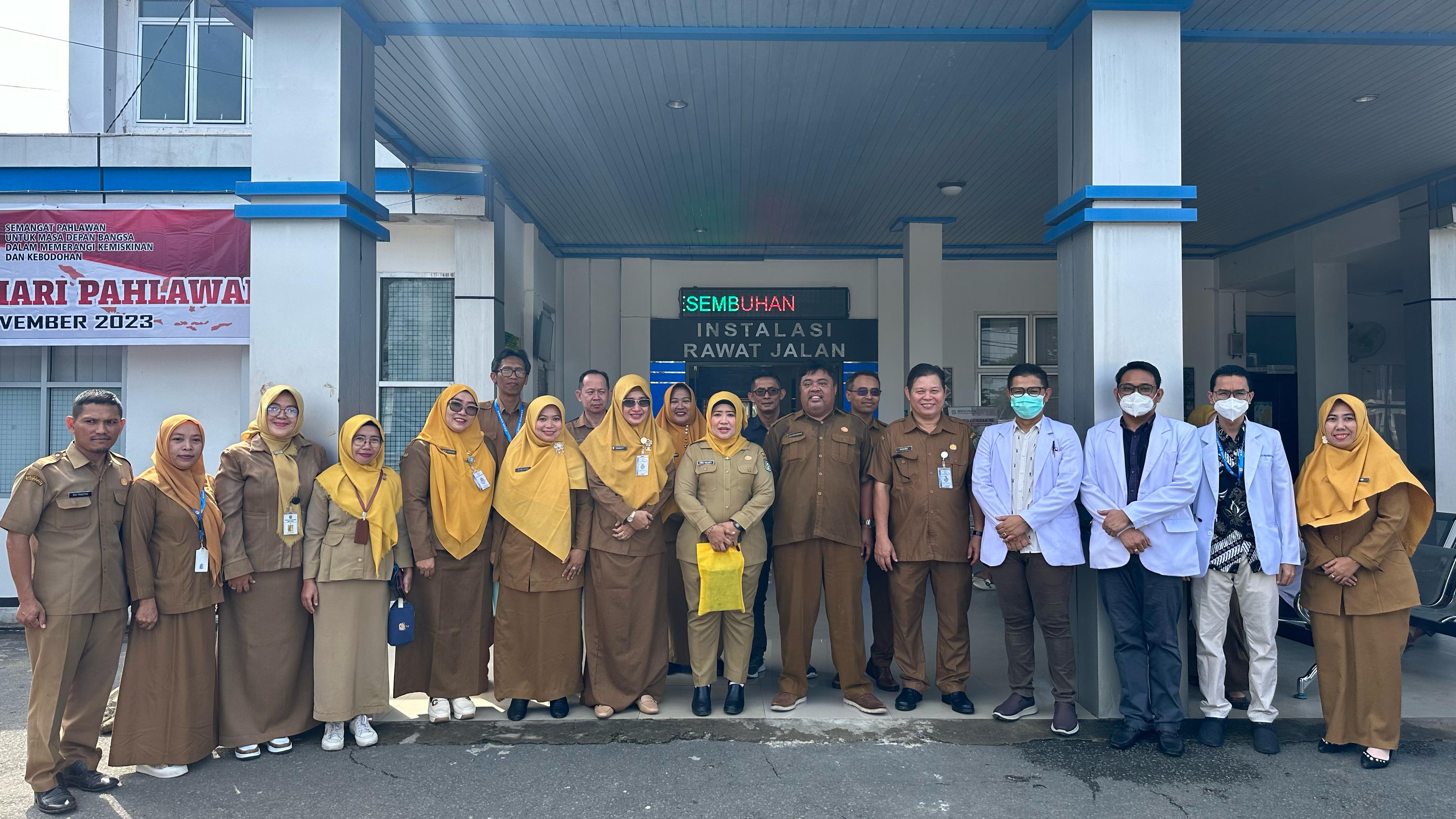 Kunjungan Pj. Gubernur dan Resmikan Sarana Kesehatan Pemeriksaan Calon Pekerja Migran Indonesia di RSUD Sambas